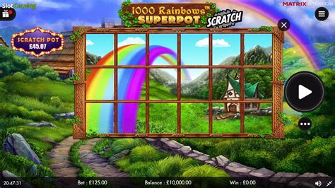 1000 Rainbows Superpot Scratch 1xbet