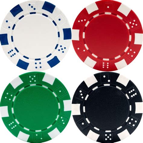 A Coroa E Os Dados De Fichas De Poker