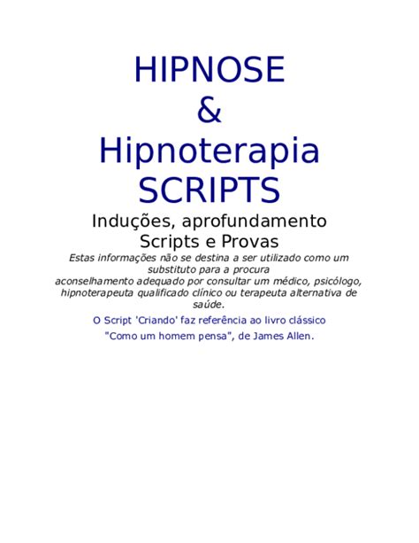 A Hipnose Jogo Scripts