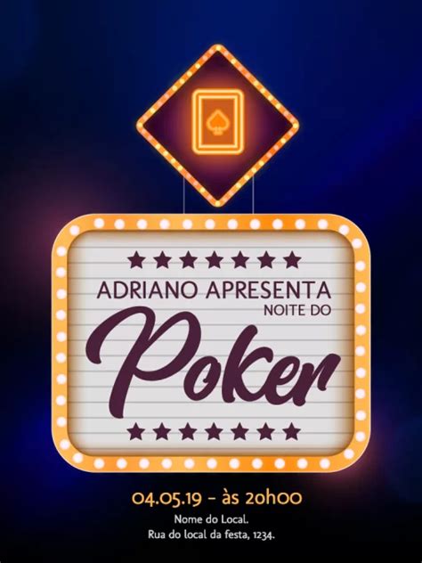 A Noite De Poker Convites