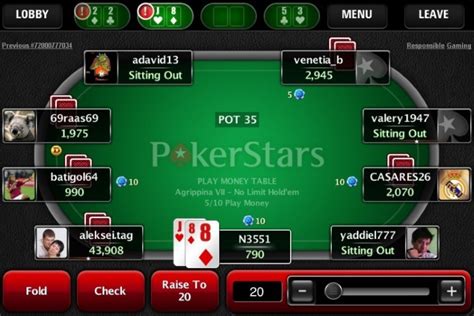 A Pokerstars Aplicativo De Telefone