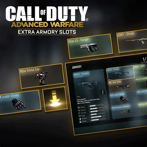 Advanced Warfare Extra Arsenal De Slots De Nao Trabalhar