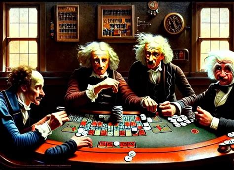 Albert Einstein Isaac Newton Poker