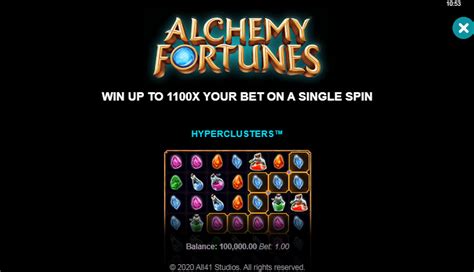 Alchemy Fortunes Pokerstars