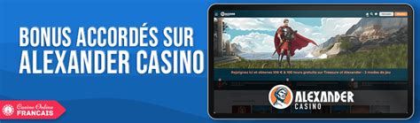 Alexander Bonus De Casino