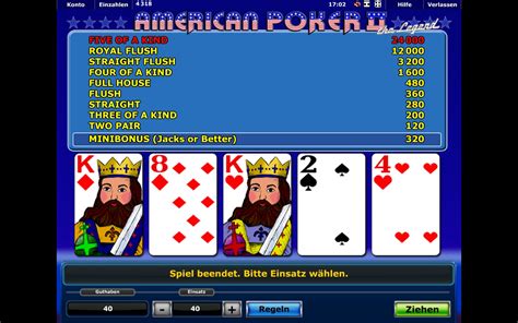 American Poker 2 Jogos Ca La Aparate
