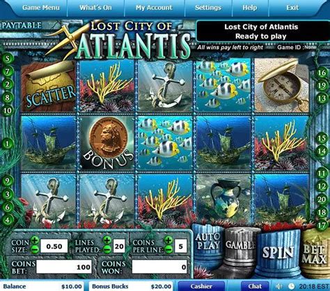 Atlantis Codigos De Bonus De Casino