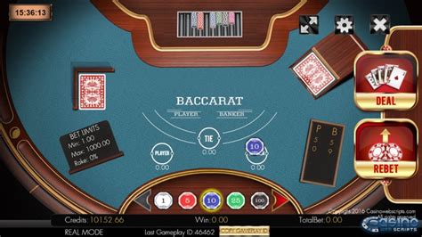 Baccarat Casino Web Scripts Pokerstars