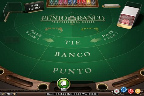 Baccarat Punto Banco Pokerstars