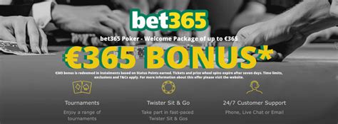 Bet365 Poker Primeiro Deposito