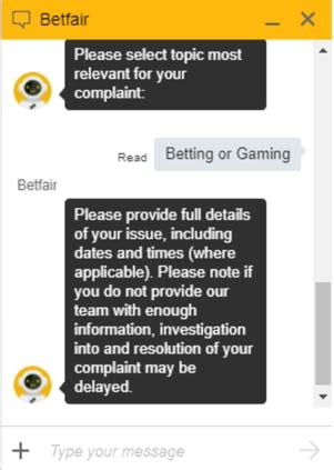 Betfair Player Complains About Unfair