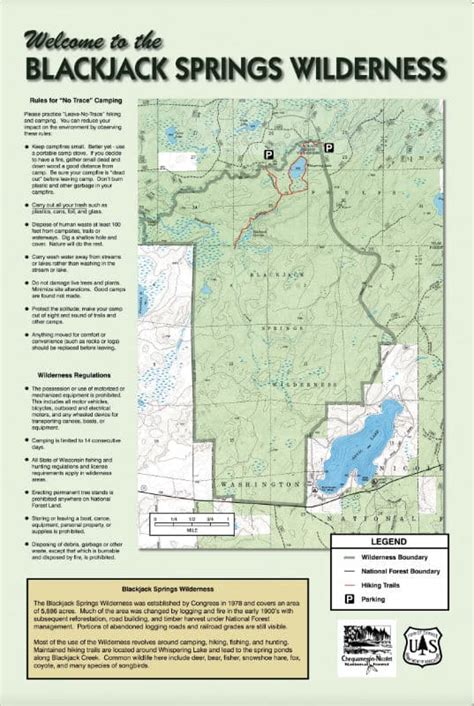 Blackjack Springs Area De Deserto Mapa