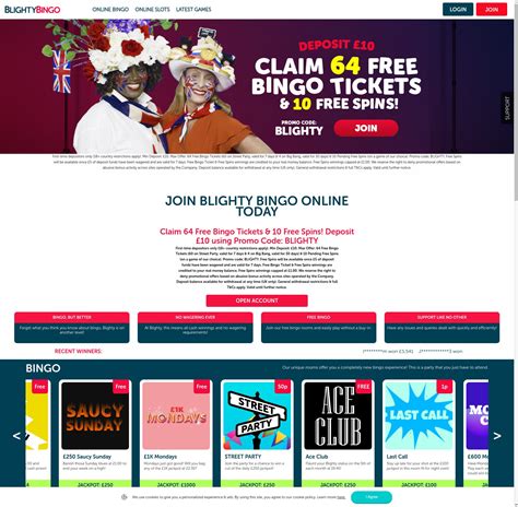 Blighty Bingo Casino Bonus
