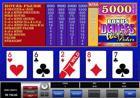 Bonus Deuces Wild Habanero 888 Casino