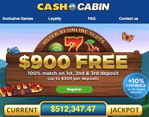 Cash Cabin Casino Bonus