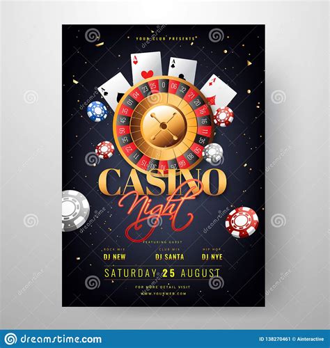 Casino Tema Da Festa Convites