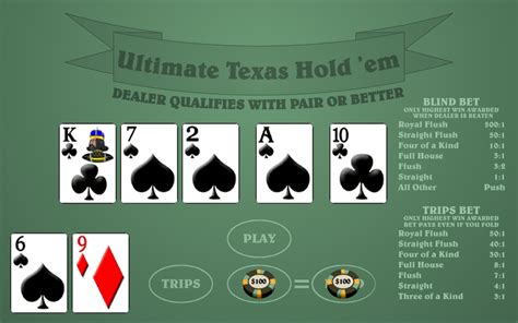 Casino Ultimate Texas Hold Em Estrategia