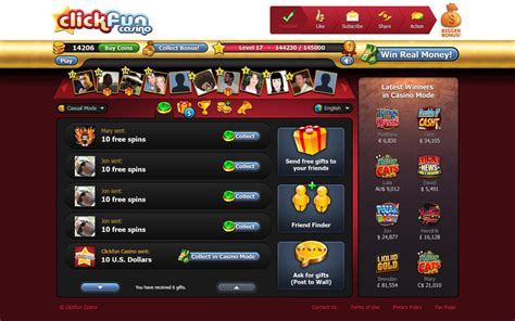 Clickfun Casino Moedas De Livre Rotacoes E Creditos