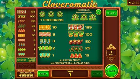 Cloveromatic 3x3 Sportingbet