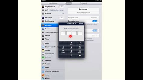 Codeslot Ipad Uitzetten