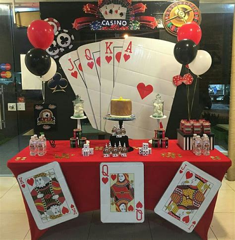 Com A Tematica Do Casino Festa De Aniversario Pinterest