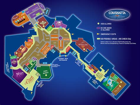 Coushatta Casino Louisiana Mapa
