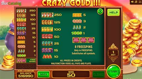 Crazy Gold Iii Reel Respin Pokerstars