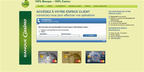Criacao De Espace Cliente Banque Casino