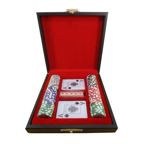 De Madeira Personalizado De Fichas De Poker Casos