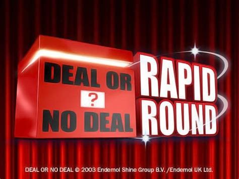 Deal Or No Deal Rapid Round Betfair