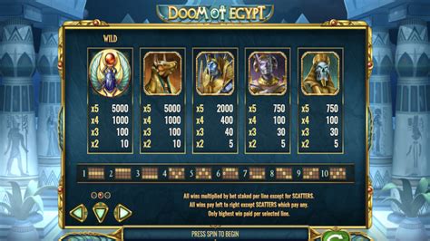 Doom Of Egypt Bwin