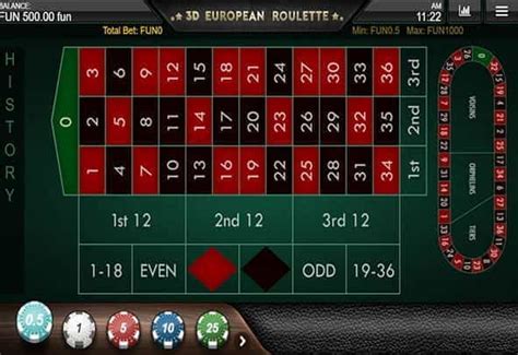 European Roulette 3d Advanced Betfair