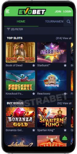 Evibet Casino Mobile