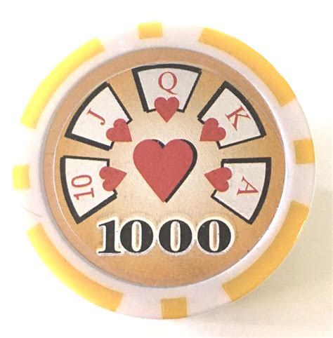 Ficha De Poker Caso 1000