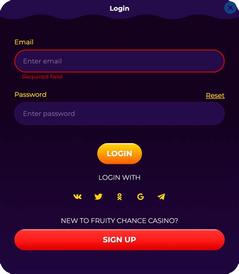 Fruity Chance Casino Login