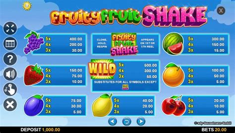 Fruity Fruit Shake Slot - Play Online