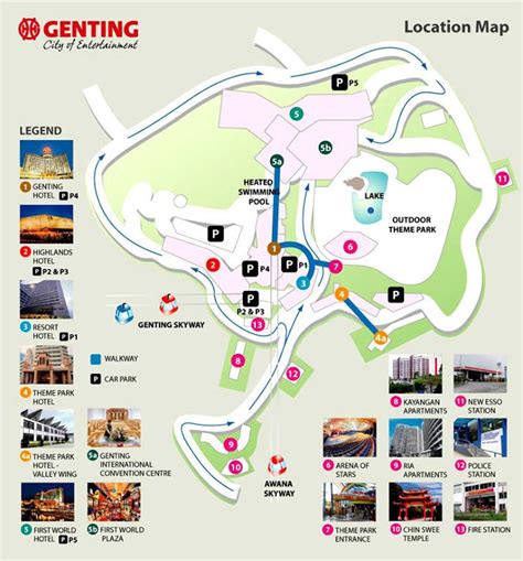 Genting Casino Malasia Mapa