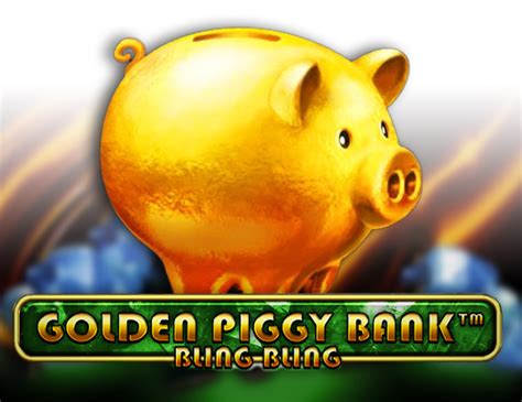 Golden Piggy Bank Bling Bling Bwin