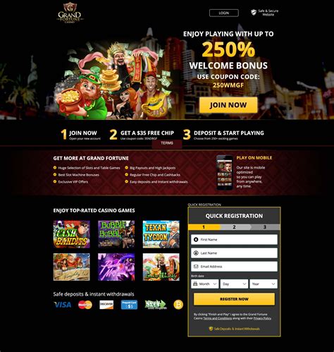 Grand Fortune Casino Codigo Promocional