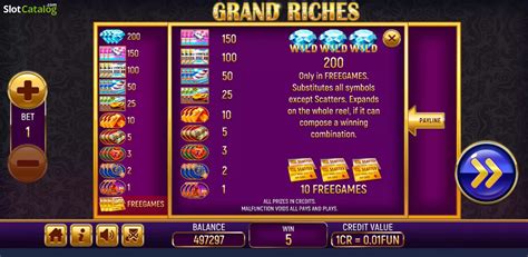 Grand Riches 3x3 Bet365