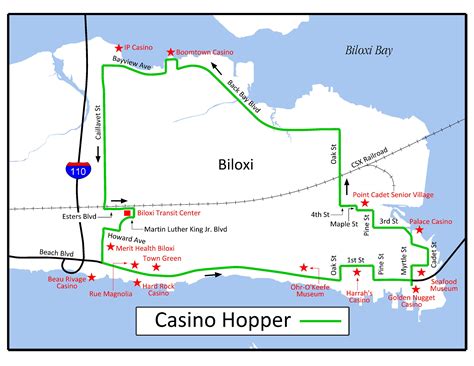 Hard Rock Casino Biloxi Mapa