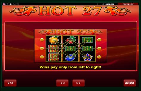 Hot 27 Slot Gratis