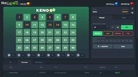 Instant Keno Popok Games Sportingbet