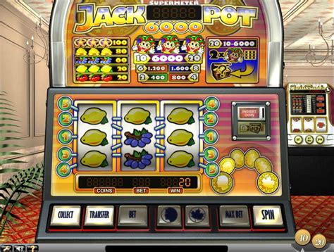 Jackpot 6000 Slot Machine Bodog