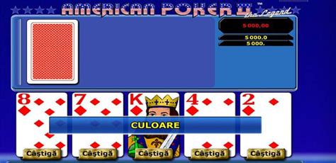 Joc Poker Ca La Aparate American Poker 2