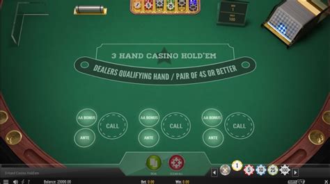 Jogar 3 Hand Casino Holdem No Modo Demo