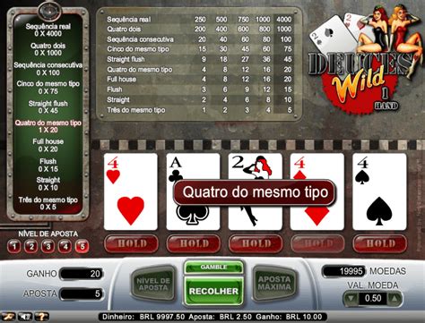 Jogar Deuces Wild 7 Com Dinheiro Real