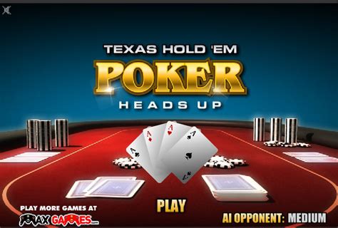 Jogar Texas Holdem Heads Up Com Dinheiro Real