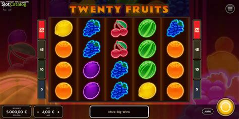 Jogar Twenty Fruits No Modo Demo