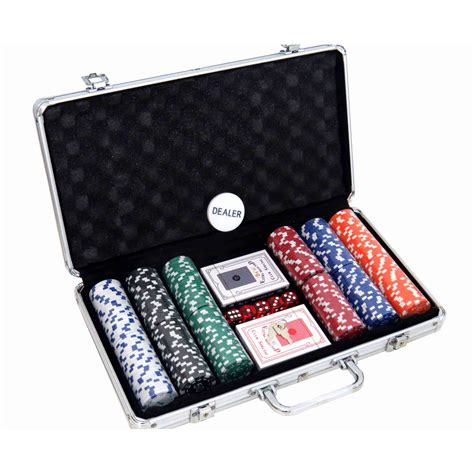 Jogo De Poker Profissional C 300 Fichas Prestigio